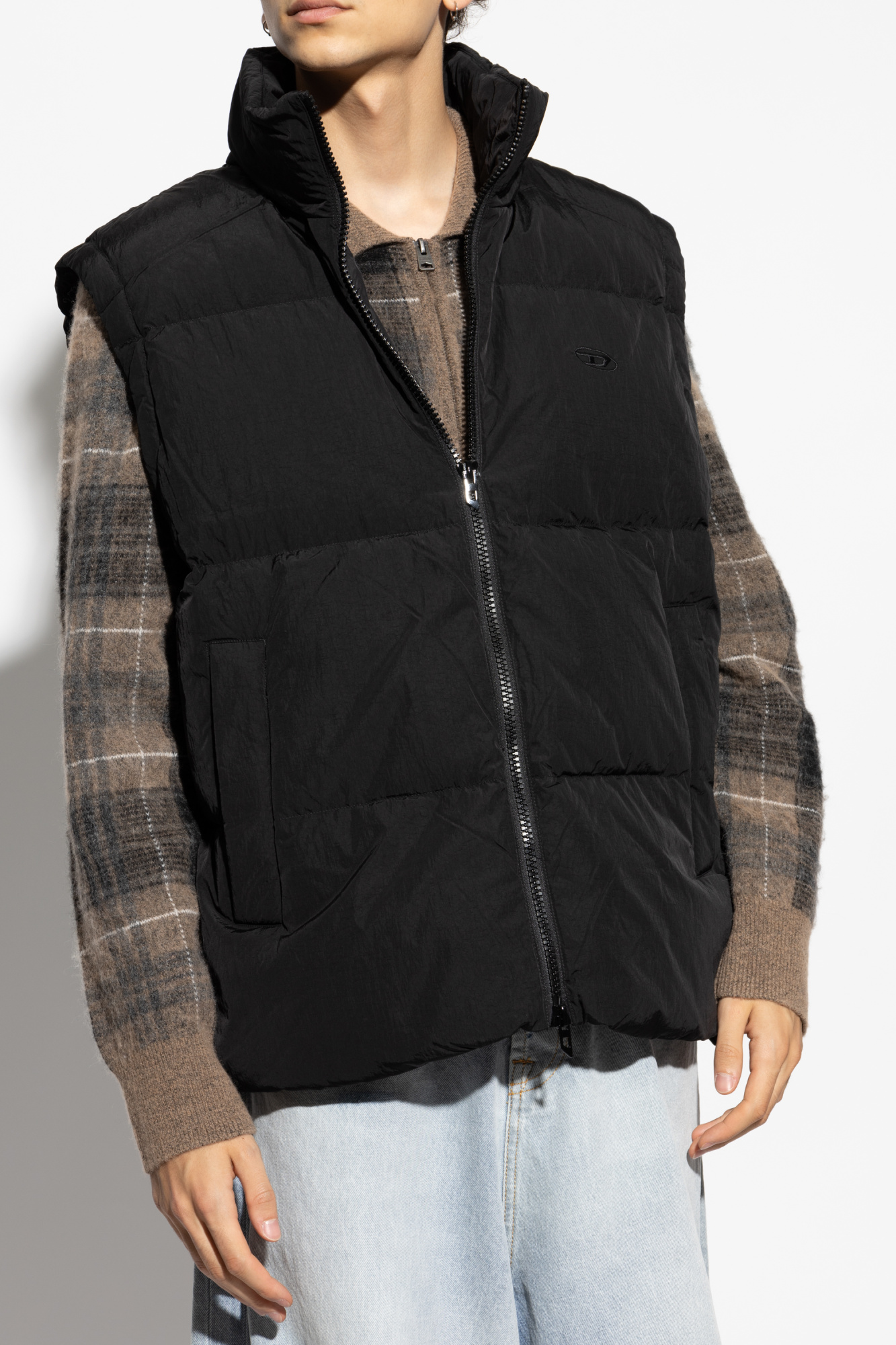 洗練されたデザイン DIESEL 正規品 W-RAVEEL-SL ブラック 50